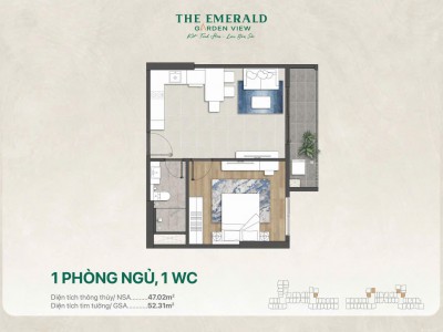 CĂN HỘ THE EMERALD GARDEN VIEW